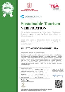 HILLSTONE BODRUM HOTEL & SPA SÜRDÜRÜLEBİLİR TURİZM SERTİFİKASI 2. AŞAMA-2_page-0001